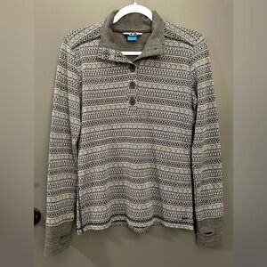 Kavu Woman’s Activewear 1/4 Pullover Long Sleeve Top - Size Small